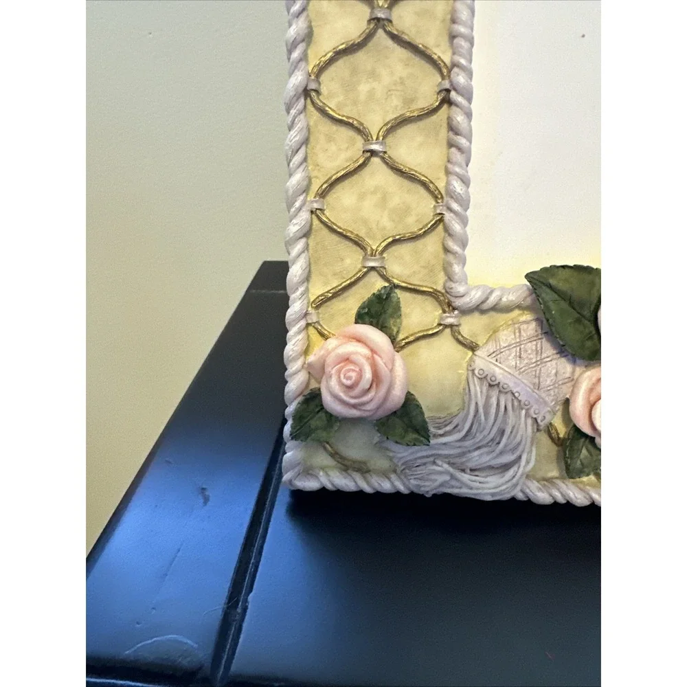 Ganz Photo Frame Pink Roses Romantic 4x6 Photo Frame is 8x10‎